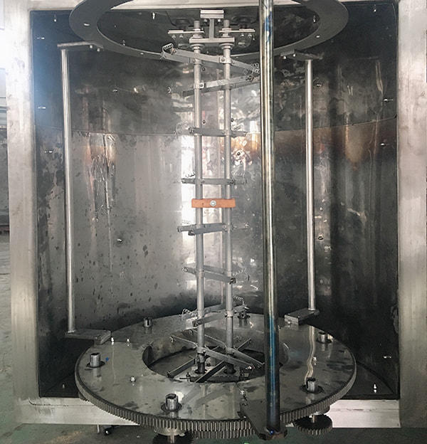 Máquina de metalização de cromo de revestimento plástico vácuo decoração